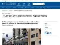 Bild zum Artikel: 18-Jährigem Ohren abgeschnitten und Augen zerstochen