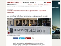 Bild zum Artikel: Bundessozialgericht: Hartz-IV-Familie muss nach Auszug der Kinder Eigenheim verkaufen