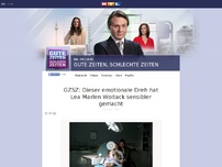 Bild zum Artikel: Dieser Dreh macht GZSZ-Star Lea Marlen Woitack sensibler und dankbarer