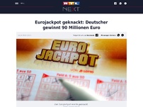 Bild zum Artikel: Eurojackpot geknackt: Deutscher gewinnt 90 Millionen Euro