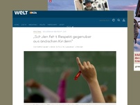 Bild zum Artikel: Diskussion um Deutschpflicht: 'Schulen fehlt Respekt gegenüber ausländischen Kindern'