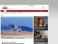 Bild zum Artikel: 'Die Zeit des Sieges ist gekommen': Militärallianz startet Offensive auf Mossul