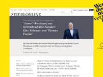 Bild zum Artikel: Die ARD, das Recht und die Kunst: 'Terror' – Ferdinand von Schirach auf allen Kanälen!