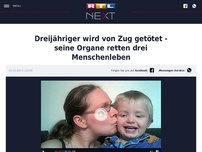 Bild zum Artikel: Dreijähriger wird von Zug getötet - seine Organe retten drei Menschenleben