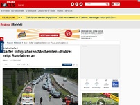 Bild zum Artikel: Unfall in Herford - Gaffer fotografieren Sterbenden - Polizei zeigt Autofahrer an