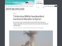 Bild zum Artikel: Aleppo: Türkisches Militär tötet in Syrien bis zu 200 kurdische Kämpfer