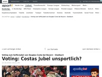 Bild zum Artikel: Voting: Costas Selfie-Jubel - unsportlich oder kreativ?