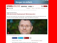 Bild zum Artikel: Mecklenburg-Vorpommern: AfD-Like kostet Staatsanwalt Ministerposten