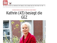 Bild zum Artikel: *** BILDplus Inhalt *** Kein Knast für Kathrin (43) - Rundfunk-Rebellin besiegt die GEZ