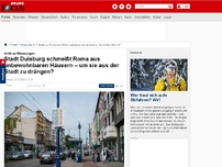 Bild zum Artikel: Kritik an Räumungen - Stadt Duisburg schmeißt Roma aus unbewohnbaren Häusern – und setzt sie auf die Straße
