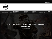 Bild zum Artikel: Call of Duty: Rückkehr zum Zweiten Weltkrieg?