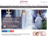 Bild zum Artikel: Einfach märchenhaft: So schön sind die neuen Brautkleider von Disney!