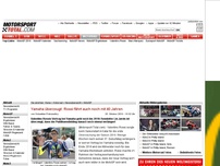 Bild zum Artikel: Motorrad - Yamaha überzeugt: Rossi fährt auch noch mit 40 Jahren