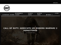 Bild zum Artikel: Call of Duty: Gerüchte um Modern Warfare 2 Remastered
