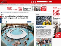 Bild zum Artikel: Berlin - Drei junge Mädchen in Schwimmbad verfolgt, eingekesselt und betatscht