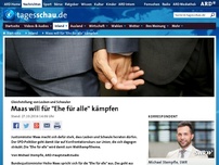 Bild zum Artikel: Maas will für 'Ehe für alle' kämpfen