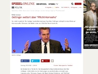 Bild zum Artikel: EU-Kommissar: Oettinger wettert über 'Pflichthomo-Ehe'