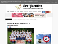 Bild zum Artikel: Gruselig: FC Bayern verkleidet sich zu Halloween als HSV