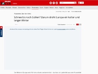 Bild zum Artikel: Polarwirbel über der Arktis - Schnee bis nach Sizilien? Darum droht Europa ein kalter und langer Winter