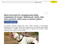 Bild zum Artikel: Diese Frau lässt ihr neugeborenes Baby unbedacht mit einem “Killerhund” allein. Was dann passiert, sollte allen zu denken geben.