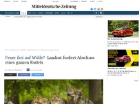 Bild zum Artikel: Feuer frei auf Wölfe?: Landrat fordert Abschuss eines ganzen Rudels