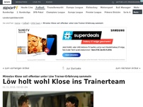 Bild zum Artikel: Löw holt wohl Klose ins Trainerteam
