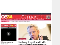Bild zum Artikel: Hofburg: Lopatka will VP-Unterstützung für Norbert Hofer