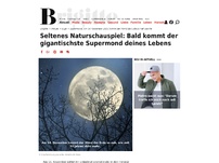 Bild zum Artikel: Bald kommt der gigantischste Supermond deines Lebens