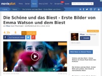 Bild zum Artikel: Die Schöne und das Biest: Erste Bilder von Emma Watson und dem Biest!