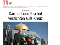 Bild zum Artikel: Kirchen-Sensation - Kardinal und Bischof verzichten aufs Kreuz