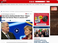 Bild zum Artikel: +++ CSU-Parteitag im Live-Ticker +++ - Parteitag ohne Merkel: Seehofer will seine CSU noch konservativer machen