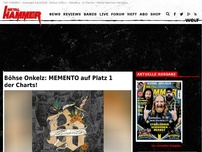 Bild zum Artikel: Böhse Onkelz: MEMENTO auf Platz 1 der Charts!