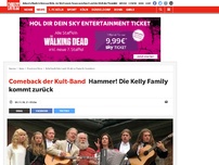 Bild zum Artikel: Comeback der Kult-Band: Hammer! Die Kelly Family kommt zurück