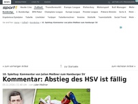 Bild zum Artikel: Der Abstieg des HSV ist fällig