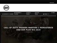 Bild zum Artikel: Call of Duty: Modern Warfare 2 Remastered und der Plan bis 2019