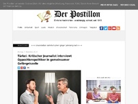 Bild zum Artikel: Türkei: Kritischer Journalist interviewt Oppositionspolitiker in gemeinsamer Gefängniszelle