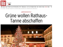 Bild zum Artikel: „Unzeitgemäßes Ritual“ - Grüne wollen Rathaus-Tanne abschaffen