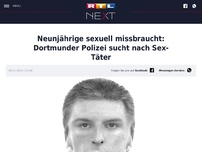 Bild zum Artikel: Neunjährige sexuell missbraucht: Dortmunder Polizei sucht nach Sex-Täter