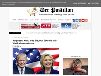 Bild zum Artikel: Ratgeber: Alles, was Sie jetzt über die US-Wahl wissen müssen