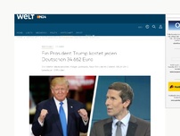 Bild zum Artikel: US-Wahl: Ein Präsident Trump kostet jeden Deutschen 34.662 Euro