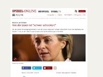 Bild zum Artikel: Reaktion auf US-Wahl: Von der Leyen ist 'schwer schockiert'