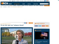 Bild zum Artikel: Trumps Wahlerfolg in den USA - 
Für von der Leyen ein 'schwerer Schock'