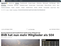 Bild zum Artikel: BVB hat nun mehr Mitglieder als Rivale Schalke