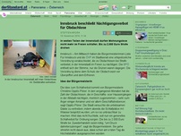 Bild zum Artikel: Soziales - Innsbruck beschließt Nächtigungsverbot für Obdachlose