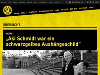 Bild zum Artikel: „Aki Schmidt war ein schwarzgelbes Aushängeschild“