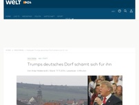 Bild zum Artikel: Kallstadt: Trumps deutsches Dorf schämt sich für ihn