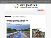 Bild zum Artikel: Autobahn-Privatisierung: Linke Spur bald nur noch für Premium-Maut-Zahler