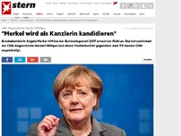 Bild zum Artikel: CDU-Abgeordneter Norbert Röttgen: 'Merkel wird als Kanzlerin kandidieren'