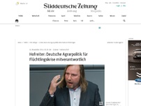 Bild zum Artikel: Hofreiter: Deutsche Agrarpolitik für Flüchtlingskrise mitverantwortlich