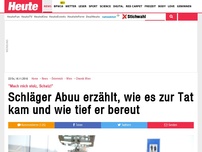 Bild zum Artikel: 'Mach mich stolz, Schatz!': Schläger Abuu erzählt, wie es zur Tat kam und wie tief er bereut